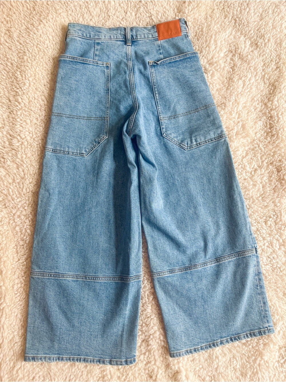 Everlane Gardener Barrel Leg Light Blue Women’s Jeans Size 26 NWT - Picture 5 of 9